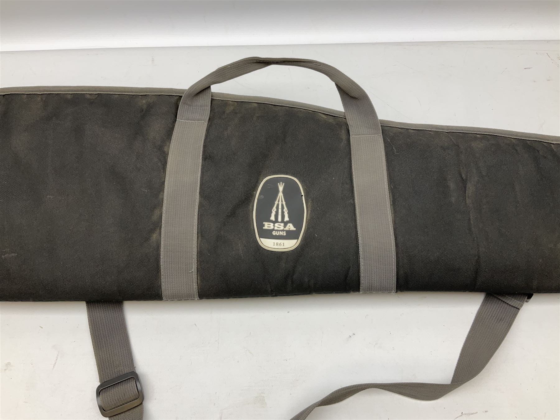 Air Arms S400F Carbine bolt-action .22 multishot air rifle, pump-up action, adjustable trigger, fitted with sound moderator and Nikko Stirling Mountmaster 3-9 x 50 telescopic sight, complete with stirrup type pump, pressure gauge etc, serial no.135456, L106cm; in gun sling