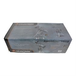 Celestron AstroMaster 114EQ telescope, boxed