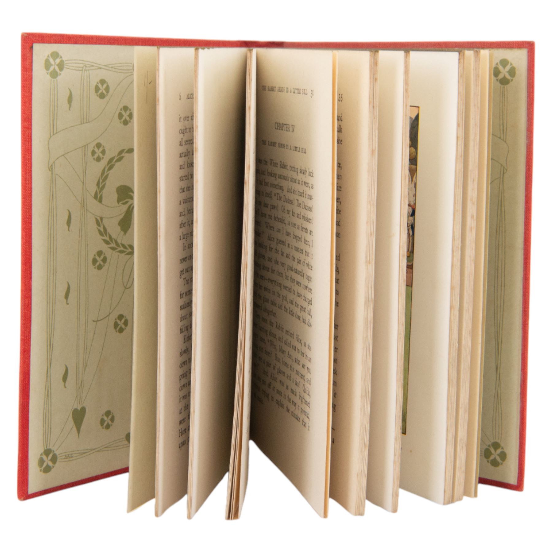 Alice in Wonderland Stories Old and New hardback cloth bound with gilt lettering with illustrations by Frank Adams, pub. Blackie & Son Ltd, contains personal dedication to inner page dated 1915