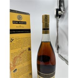 Mixed alcohol; Napoleon V.S.O.P brandy, Remy Martin V.S Grand Cru cognac and Martel VS cognac, various contents and proof (3)