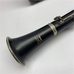 Yamaha 26II five-piece clarinet, serial no.014832, cased