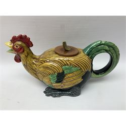 Minton Archive collection cockerel teapot, limited edition 239/2500, with certificate and original box