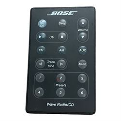 Bose Wave Music System III, radio, CD player, with remote control, associated cables and instruction manual