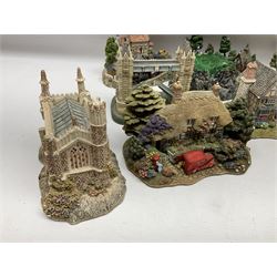 Twenty six Lilliput Lane models, to include Golden Harvest, Junk and Disorderley, Heaven Lea Cottage, Old Scrumpy Farm, Chantry Chapel Wakefield, etc, together with four similar cottages