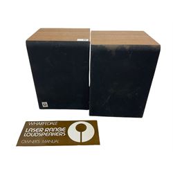 Rotel record player with pioneer amps and cassette deck with a pair of Wharfdale speakers