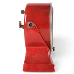 Eastman Kodak dark room timer, red metal body raised on base with swivel action, H14cm