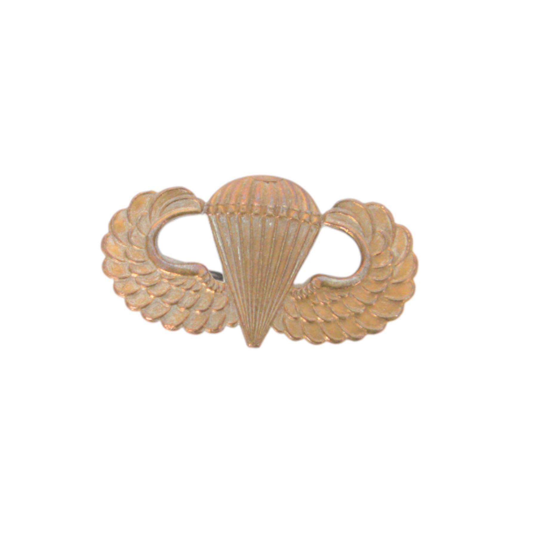 Two Third Reich WWII German assault badges, Infantry and General, together with American paratrooper jump wings