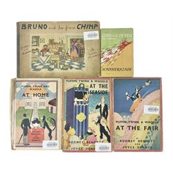 Joyce Dennys, Puffin Twink & Waggle 'at the seaside', 'at the fair' and 'at home', together with Susan Gladstone 'Bruno and His Friend Chimp' and L'Oiseau de Feu (Firebird) 'Scheherazade'