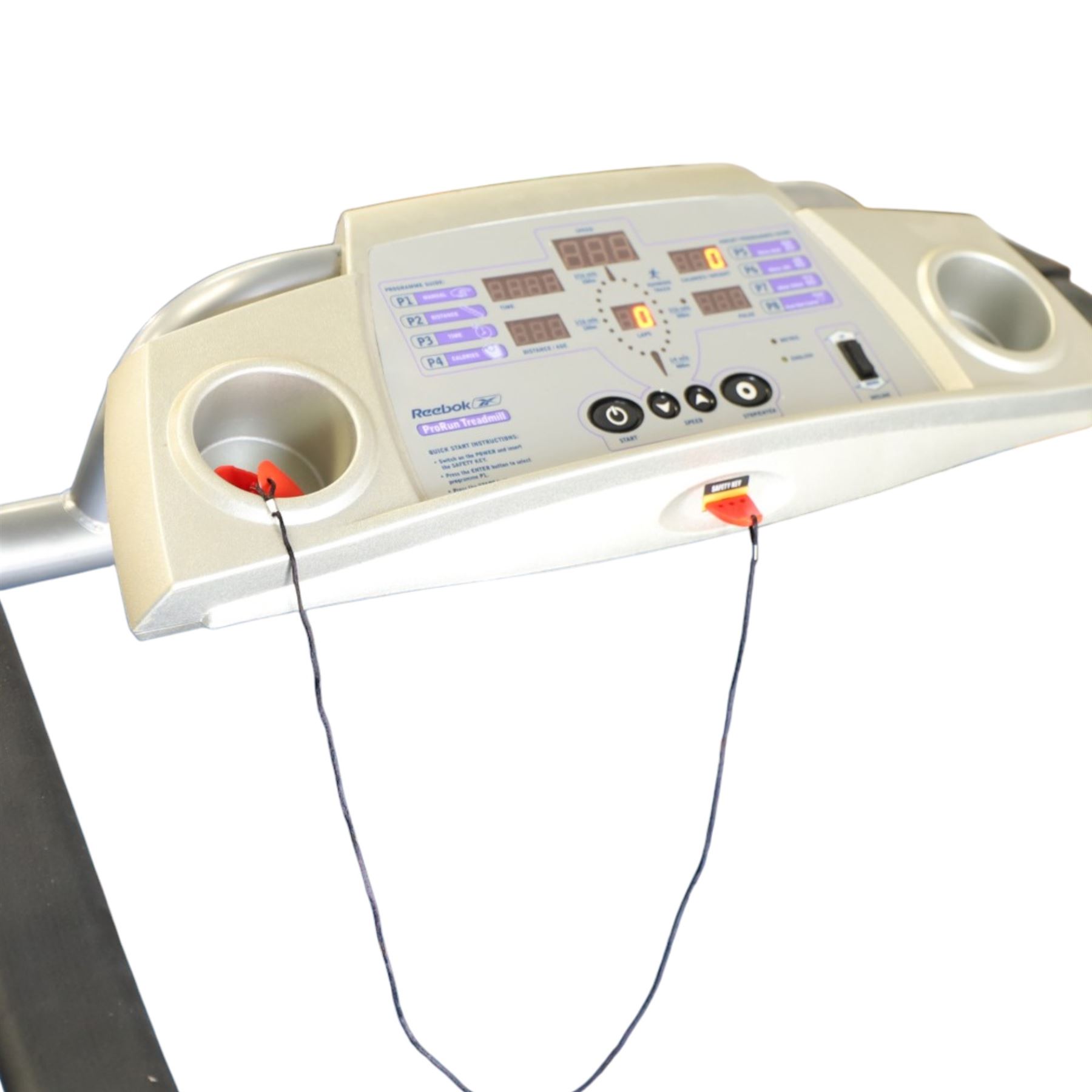 Reebok electric treadmill, and an Ab stretcher (2)