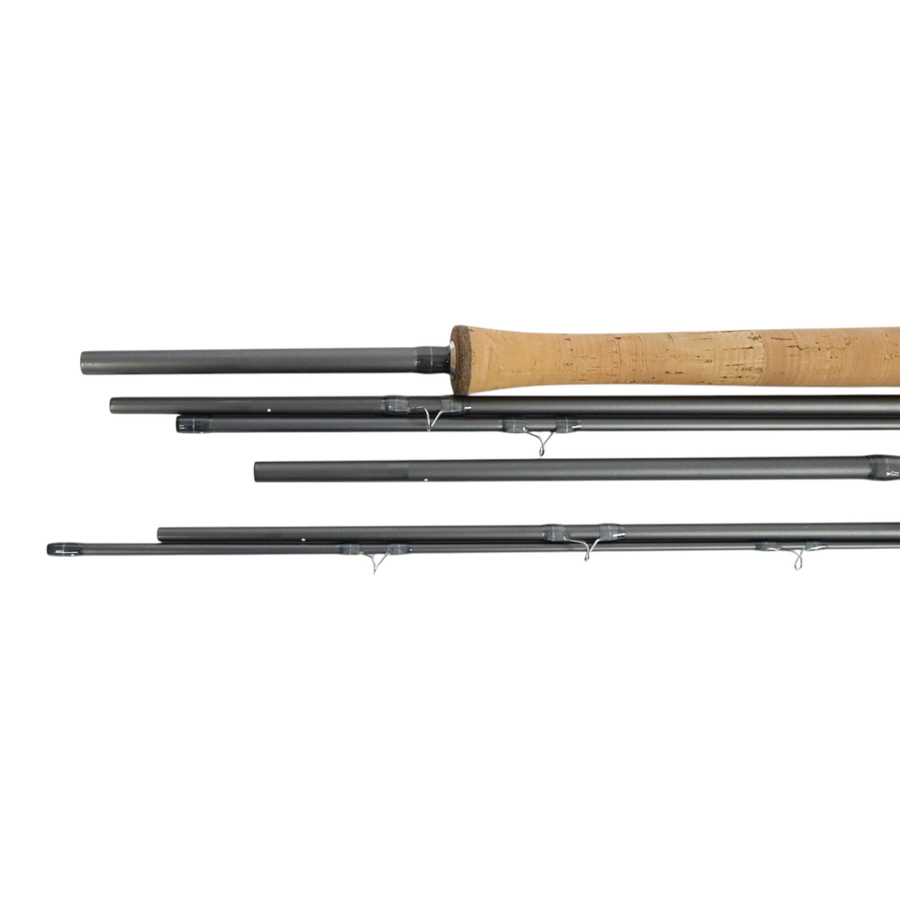 Mackenzie DTX NX1 Atlas #9 six-piece fly fishing rod, in canvas case and hard case
