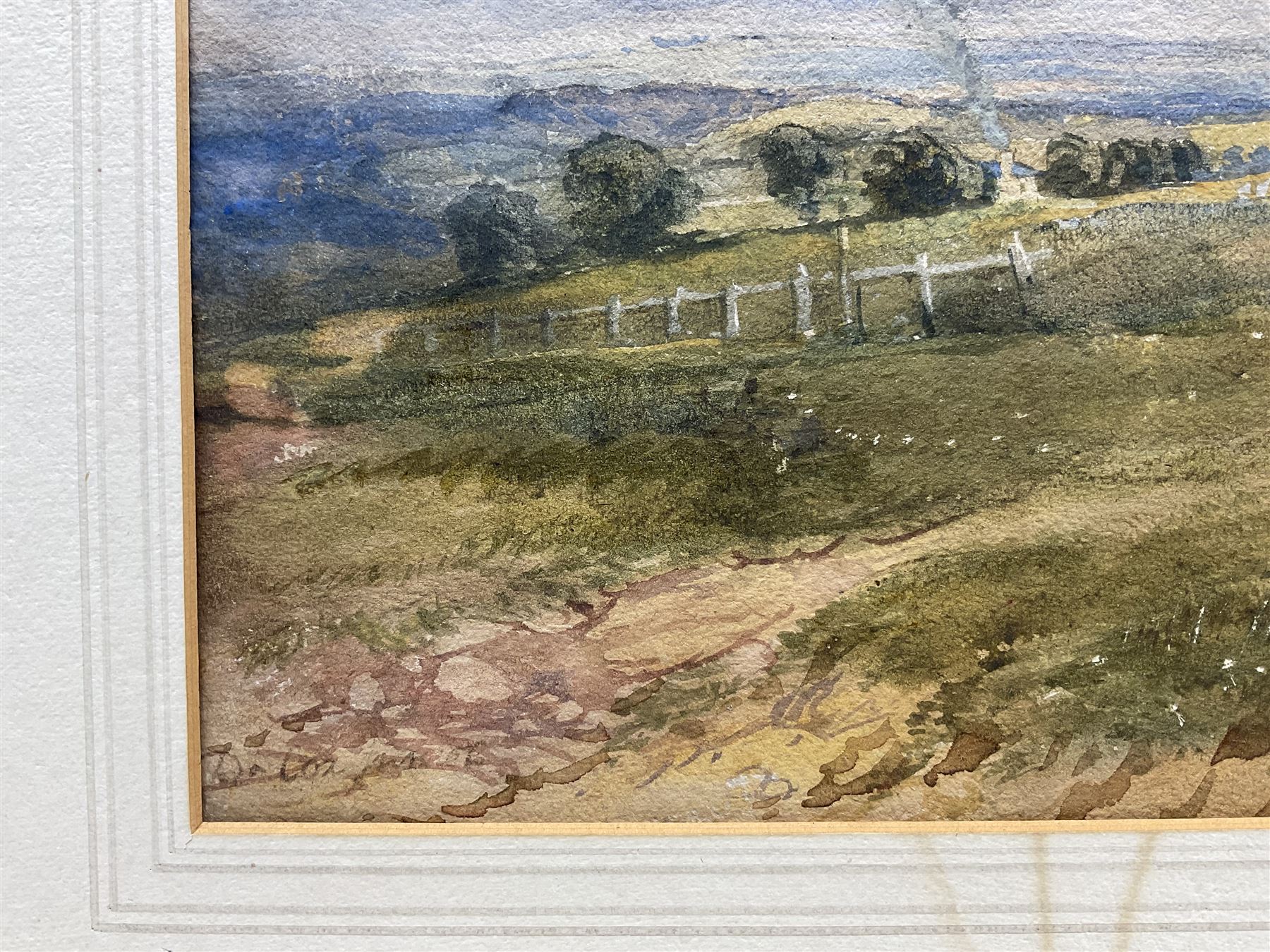 David Cox Jr (British 1808-1885): 'Near Tunbridge Wells', watercolour signed, titled in a later hand on mount 26cm x 44cm (unframed) Notes: Christie's provenance verso.