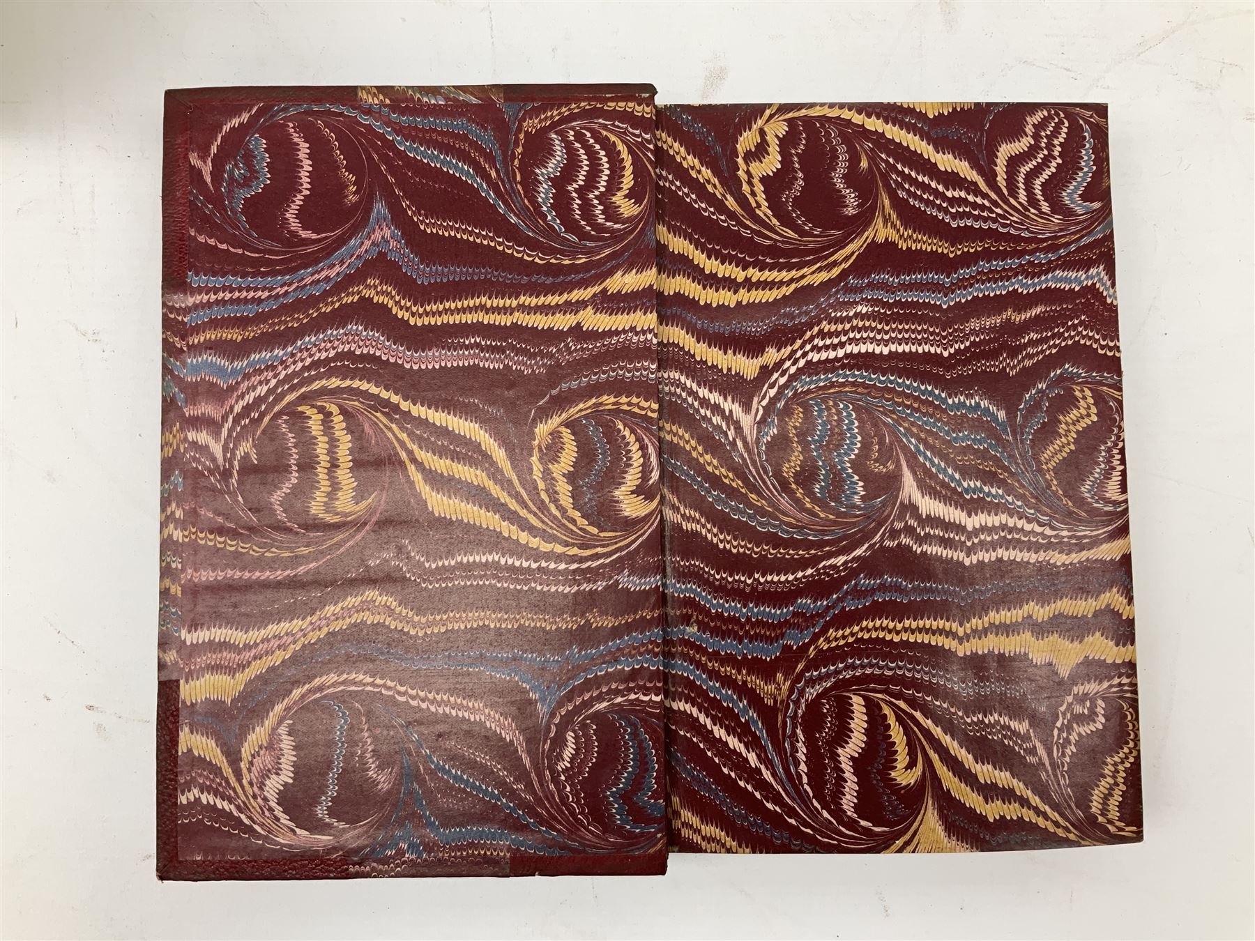 Histoire De Saint Bernard Et De Son Siecle par Le R.P. Marie-Theodore Ratisbonne. 1864 Paris. Two volumes; Nouveau Commentaire Litteral, Critique Et Theologique. 1854 Paris. Nine volumes; and Oeuvres De M. Audin. 1845/7 Paris. Eight volumes. All with leather bindings (19)