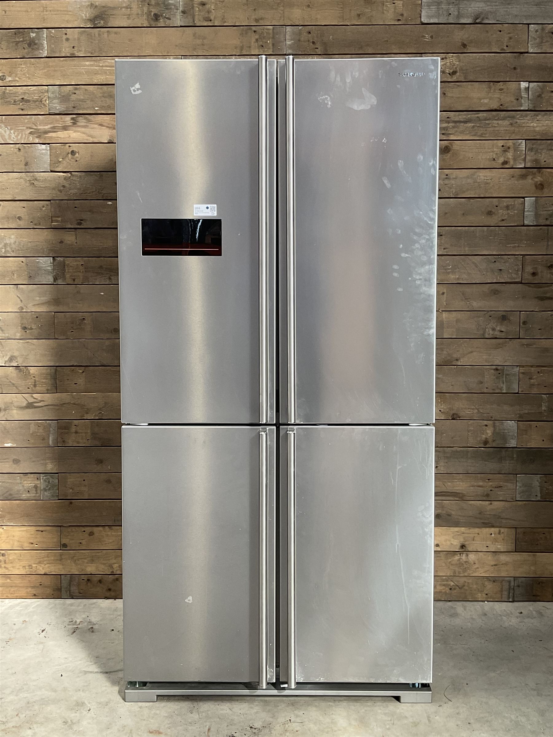 Sharp SJ-F1526E01 side by side fridge freezer, 90cm