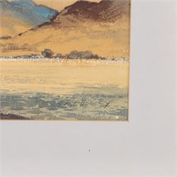 Robert Leslie Howey (British 1900-1981): View Towards the Hills, watercolour signed 26cm x 32cm 