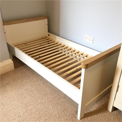 Lulworth cot bed, white finish, mattress not included, W78cm, H94cm, L148cm