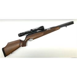 Air-Arms TX200 .22 underlever air rifle with Hawke telescopic sights, serial no.047630, L98.5cm overall