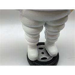 Cast iron Michelin man figure, H38cm