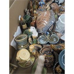Wade trinket dishes and boxes, animal figures, etc