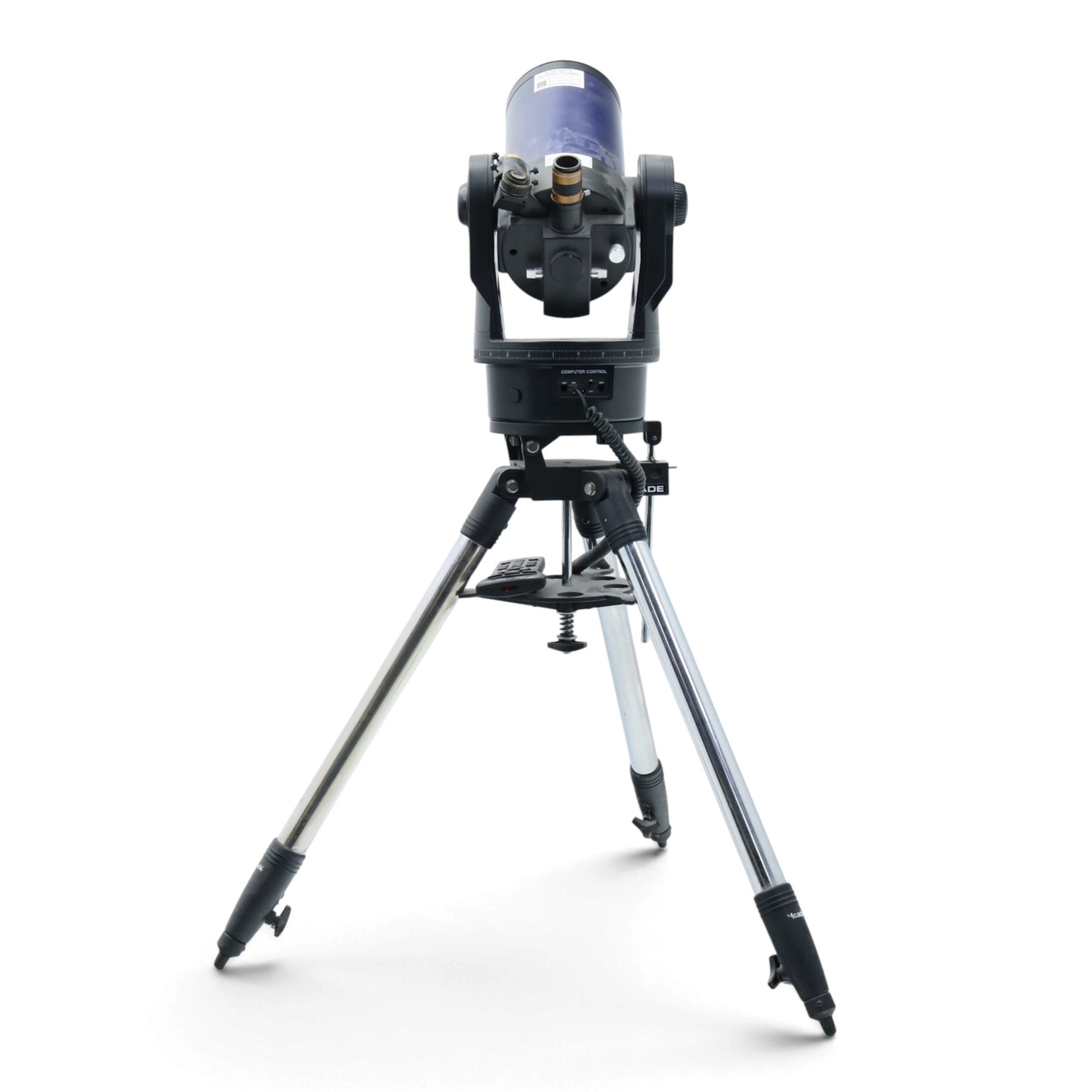 Meade ETX-125 telescope, reflector telescope with tripod, Autostar controller and seven eyepieces, contained in a Meade flight case