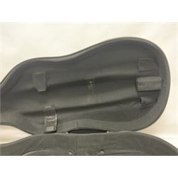 Two full-size hard moulded cello cases