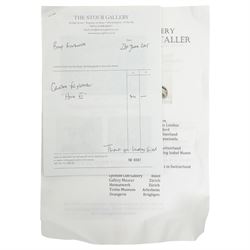 Caroline Füglistaller (British/Swiss 1938-): 'Horse VII', ceramic stoneware sculpture unsigned H29cm
Provenance: The Stour Gallery