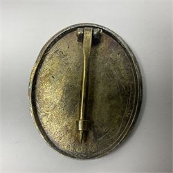 Four German awards c1957 - Knights Cross of the War Merit Cross, War Merit Cross 1st Class, Faithful Service Cross and Silver Wound badge (4)