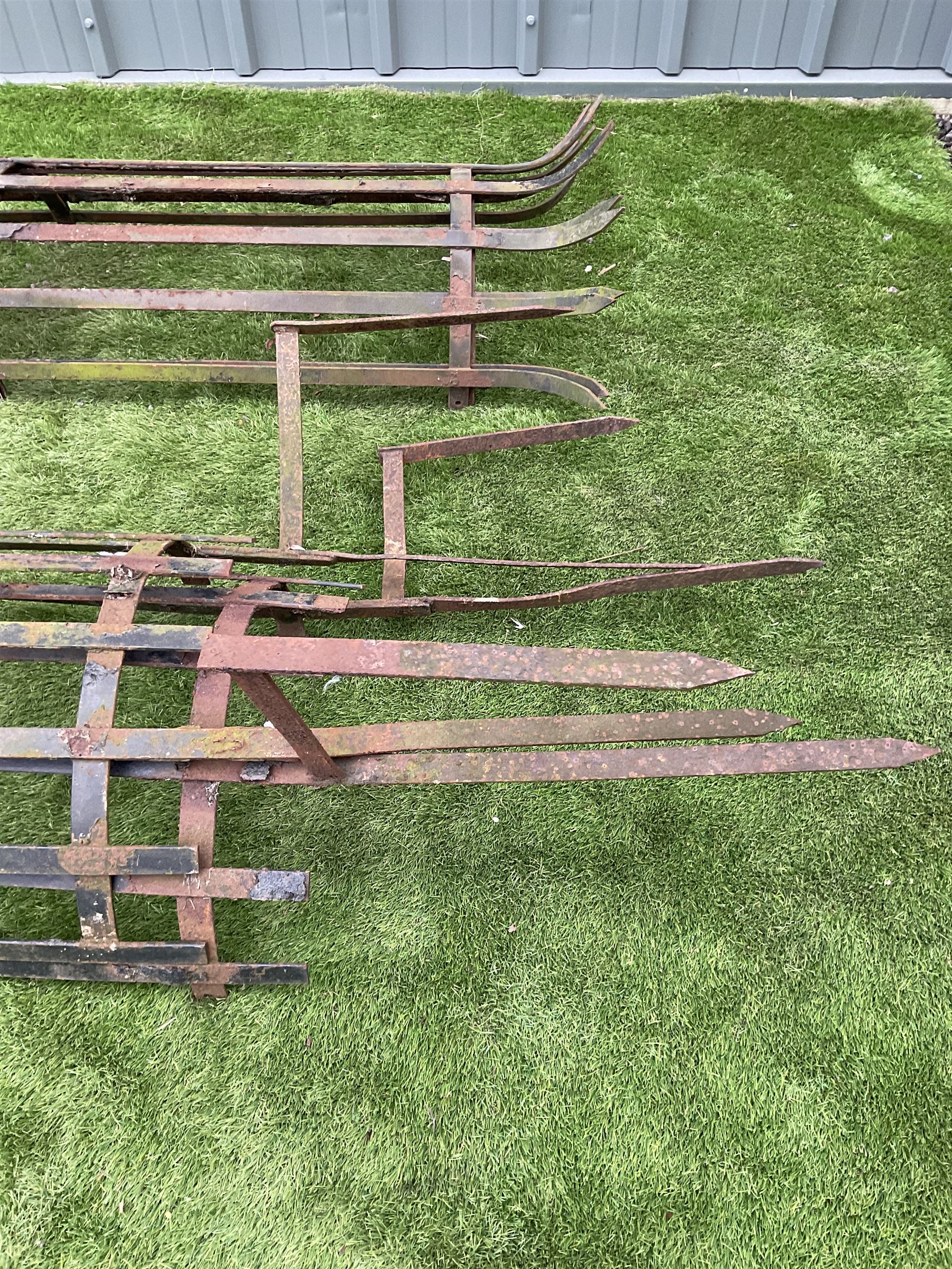 Pair of Wrought metal parkland tree guards - THIS LOT IS TO BE COLLECTED BY APPOINTMENT FROM DUGGLEBY STORAGE, GREAT HILL, EASTFIELD, SCARBOROUGH, YO11 3TX