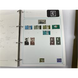 Great British and World stamps including Argentina, Australia, Austria, Belgium, Bolivia, British Solomon Islands, Canada, Ceylon, small number of Chinese stamps, Egypt, France, small number of First Day Covers etc, housed in two albums 