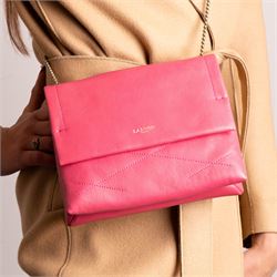 Lanvin - ‘Sugar’ Mini Bag, introduced circa 2014 under Alber Elbaz, in fuchsia quilted lambskin, with gold-tone chain and leather shoulder strap and hardware, unused with original dust bag
