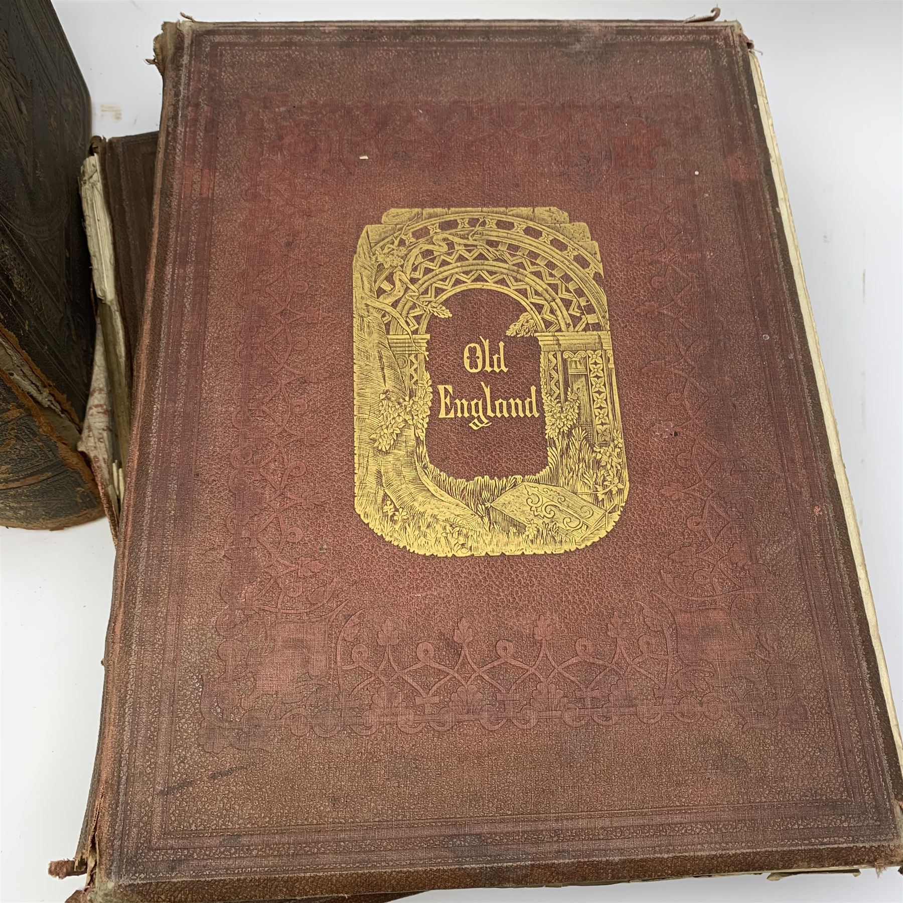 The Harmsworth Universal Atlas and Gazetteer. Nd early 20th century; Knight Charles: Old England. Two volumes; and Bunyan John: The Pilgrim's Progress (4)