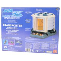 Three Bandai Playmates Star Trek playsets, comprising Transporter collector's edition no. 152714, Starship Enterprise collector's edition no. and Shuttlecraft Goddard collector's edition no. 256772, both boxed