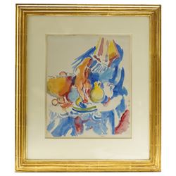 Sir Matthew Smith (British 1879-1959): 'Still Life with Figurine', watercolour unsigned, titled and dated c.1950 on gallery label verso 28cm x 23cm
Provenance: exh. Browse & Darby, Cork Street, London