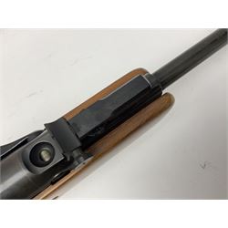 BSA 22 caliber air riffle with telescopic sight, in Fambeau hard case