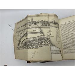 Sheahan, James Joseph, History of the Town & port of Kingston upon Hull, Second edition, John Green Beverley, 1866, folding frontis, map and engraved plates, together with another example of the same, (2)