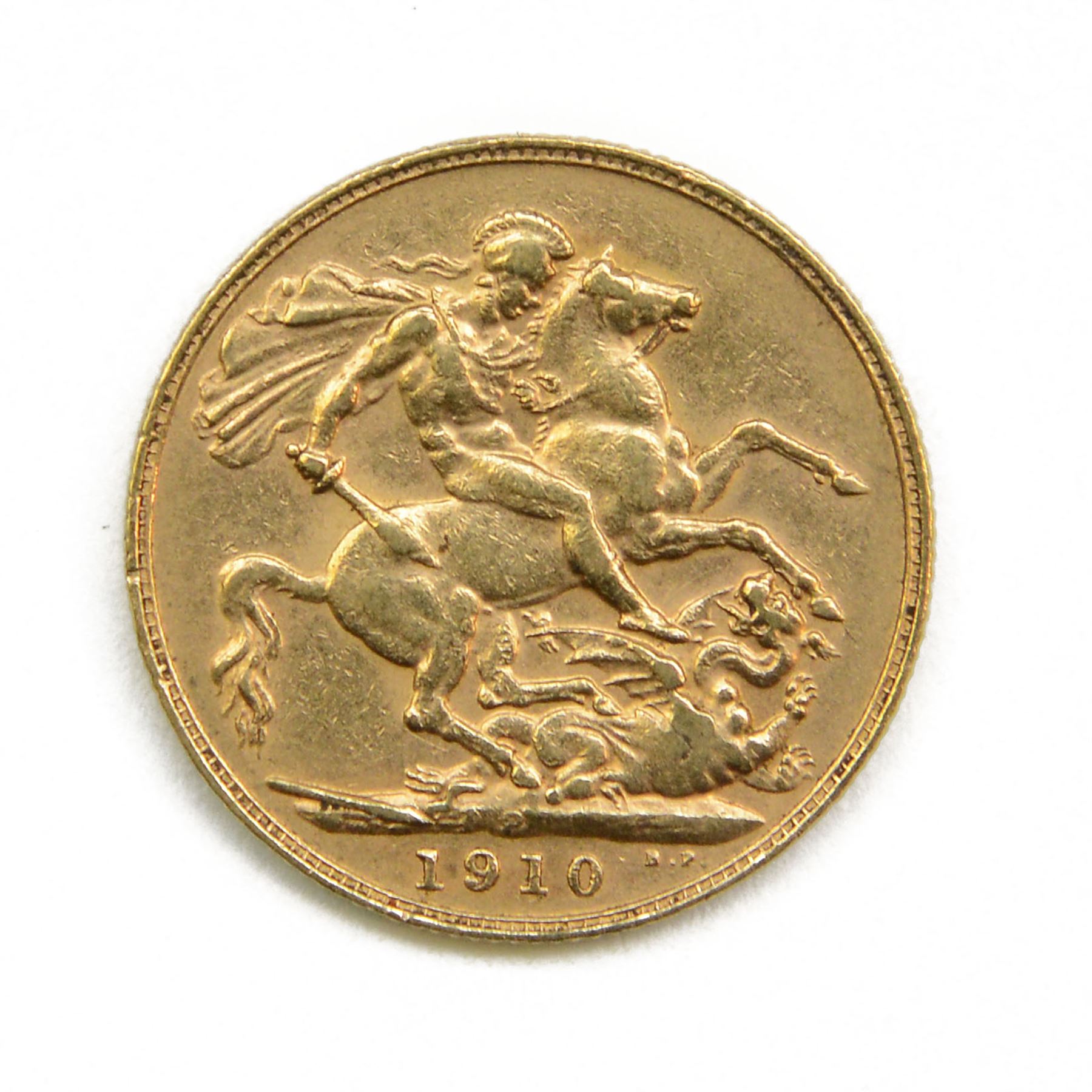 King Edward VII 1910 gold full sovereign coin | Coins, Tokens 