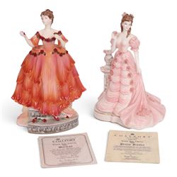 Two Coalport figures from the English Rose Collection, 1993 Marlena 476/1000 and Pretty Je...