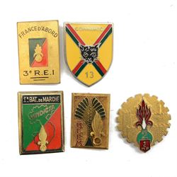 Five French Foreign Legion Kepi Blanc in