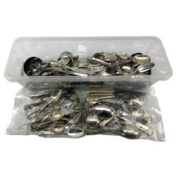 Part service of silver-plated kings patt