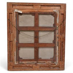 John Calcott Horsley RA (British 1817-1903): 'The Intruder', oil on canvas signed and indistinctly dated 92cm x 74cm in fine swept gilt frame 118cm x 102cm overall
Notes: Horsley captures a light-hearted yet evocative domestic scene, showcasing his keen eye for detail and narrative. The painting depicts two young women in a state of startled dismay as they react to the presence of an unexpected 'intruder' — a cockroach on the dressing table. The exaggerated expressions of alarm, juxtaposed with the inconspicuousness of the insect, humorously amplify the sense of dread;  demonstrating Horsley’s skill in blending genre painting with social commentary. The work’s charm lies in its gentle satire of the Victorian's heightened sensitivities to cleanliness, propriety, and the domestic sphere.
