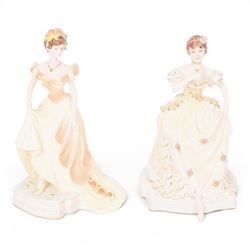 Two Coalport figures from the English Rose Collection, 1991 Sweet Juliet 282/1000 and 1995...