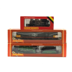 Hornby '00' gauge - three locomotives comprising Class V Schools 4-4-0 'Stowe No.928 with smoke, Class 58 Diesel Co-Co  No.58007 and Class 3F 'Jinty' 0-6-0 tank No.47458, all boxed