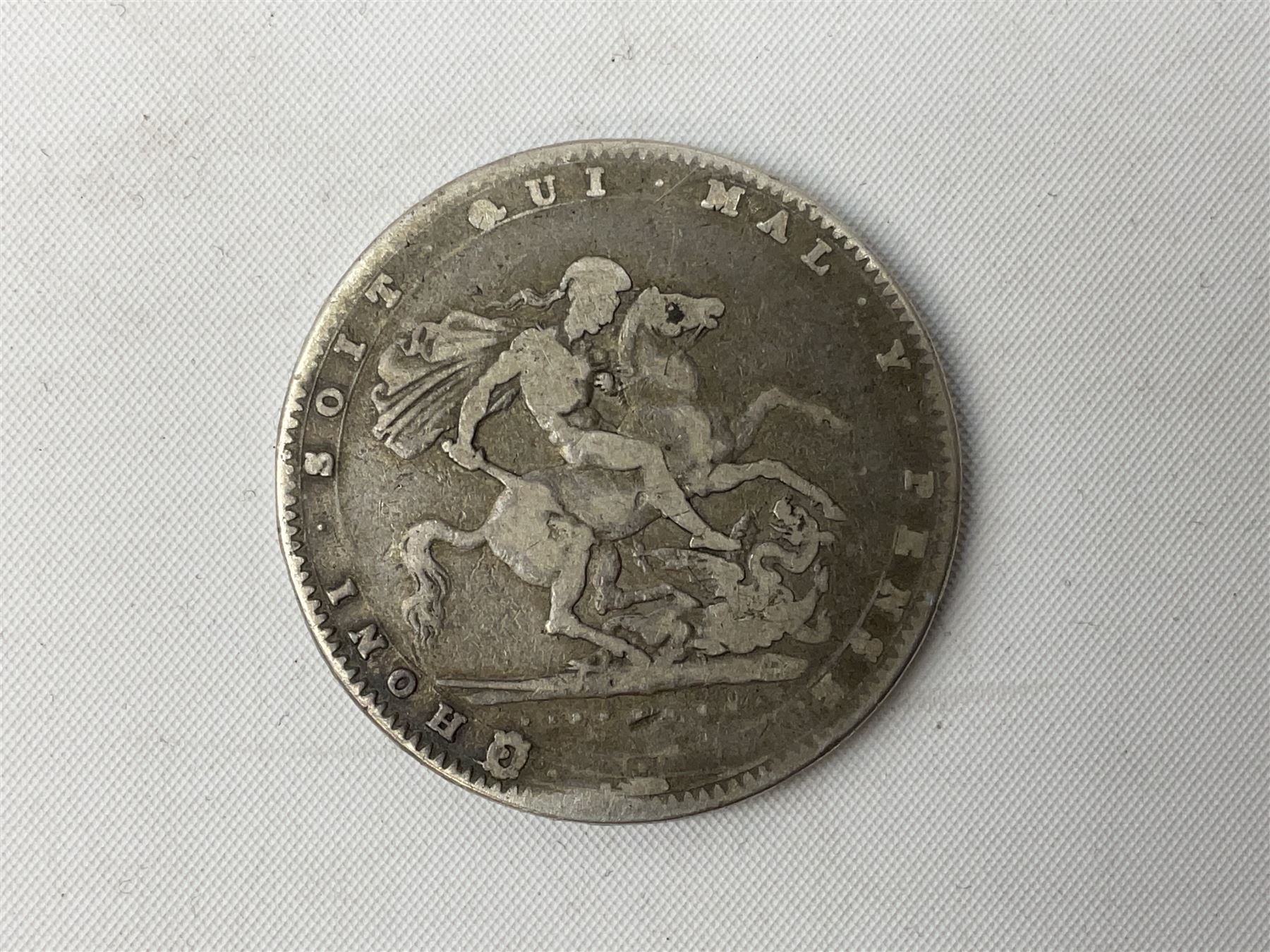 King George III 1820 crown coin