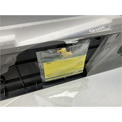 Three Corgi 1:50 scale lorries - ERF Tanker - Gulf Oil in perspex display case No.75101; limited edition Scania T Bulk Tipper - Maguires of Cheltenham No.CC12803; and Scania Topline Curtainside - Stephen Sanderson Limited No.CC12912; all boxed (3)