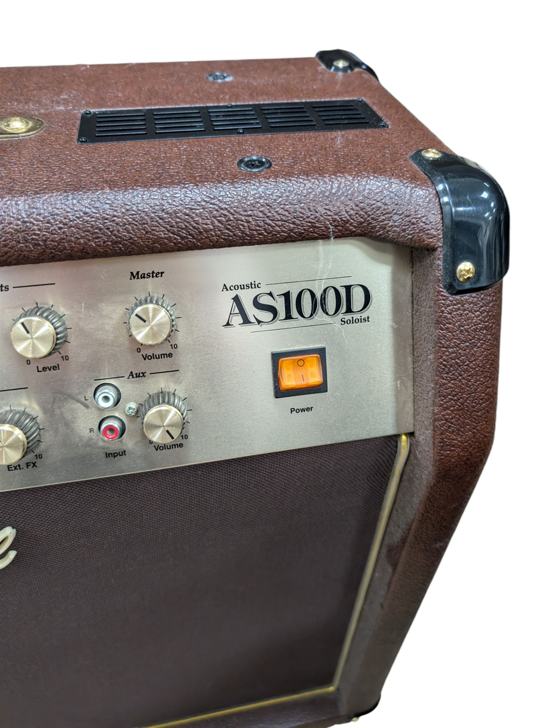 Marshall AS100D acoustic guitar amplifier, serial no. C-2016-13-1305-1, with instruction booklet, H52cm, W59cm