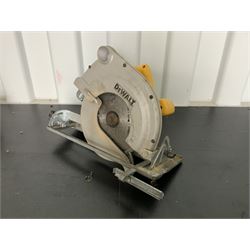 DeWalt D23700-GB circular saw  - THIS LOT IS TO BE COLLECTED BY APPOINTMENT FROM DUGGLEBY STORAGE, GREAT HILL, EASTFIELD, SCARBOROUGH, YO11 3TX