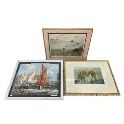 Three signed prints, by Terrick Williams, William Lee Hankey, and Roger McPhail