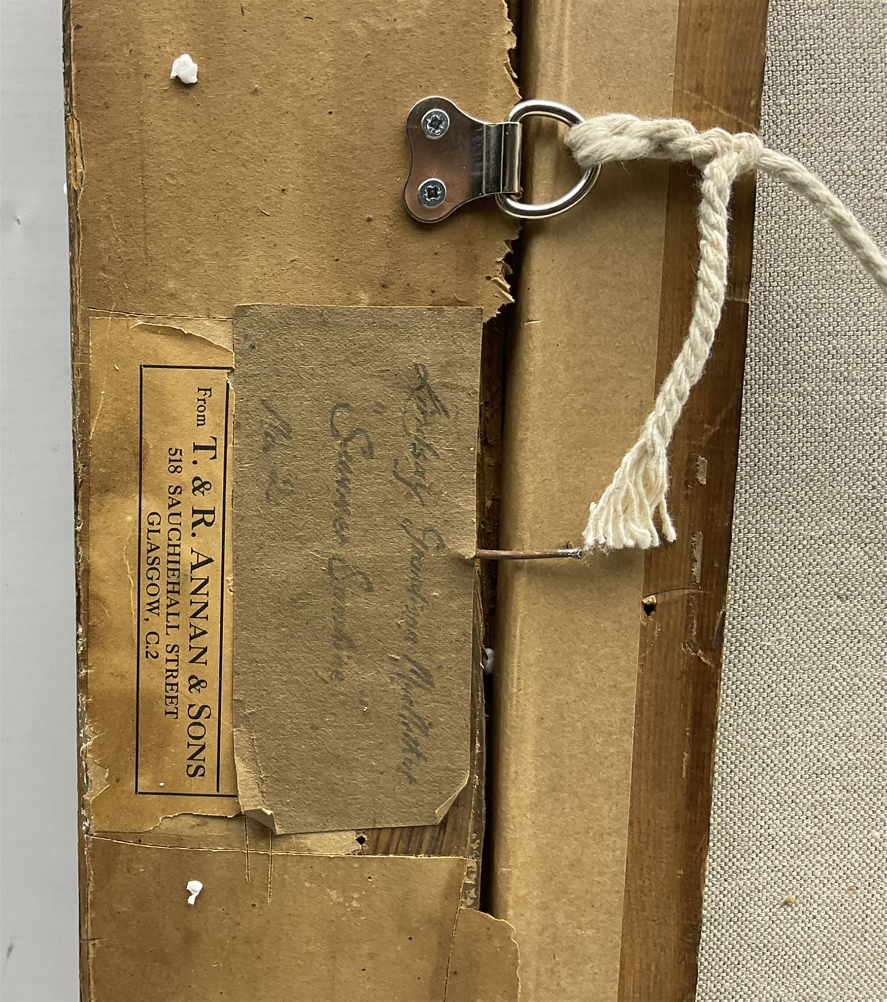 Lindsay Grandison MacArthur (Scottish 1873-1956): 'Summer Sunshine', oil on canvas, signed and titled on label verso, with James Bourlet & Sons label 62cm x 75cm