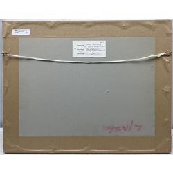 Les Pearson (British 1923-2010): 'Early Morning- Bridlington Harbour', watercolour signed and dated 1986, titled verso 26cm x 37cm 