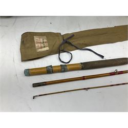 Various fishing rods to include: 