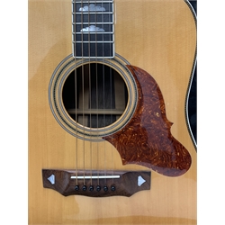 BC Rich electro acoustic guitar serial no. 001 in carrying case